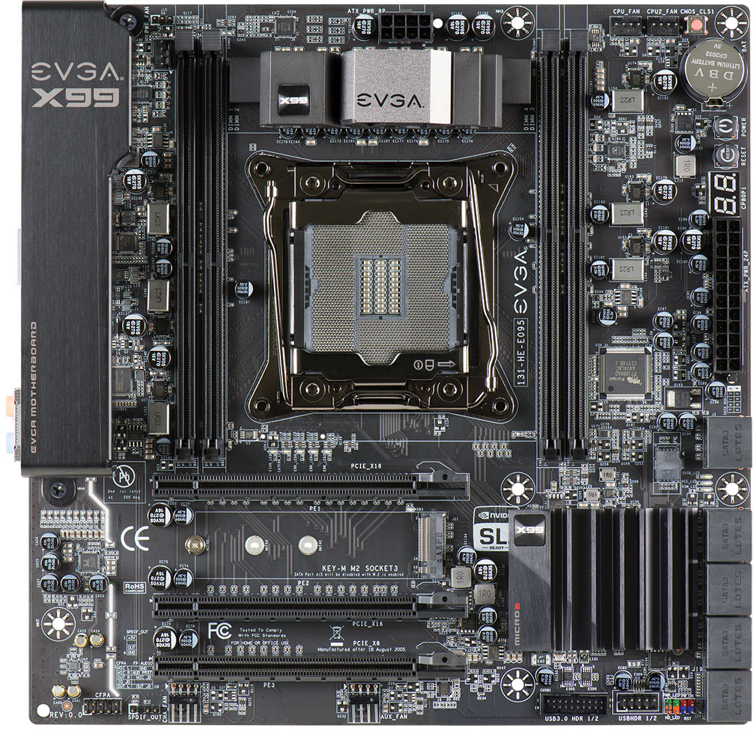 EVGA X99 Micro2 - Motherboard Specifications On MotherboardDB